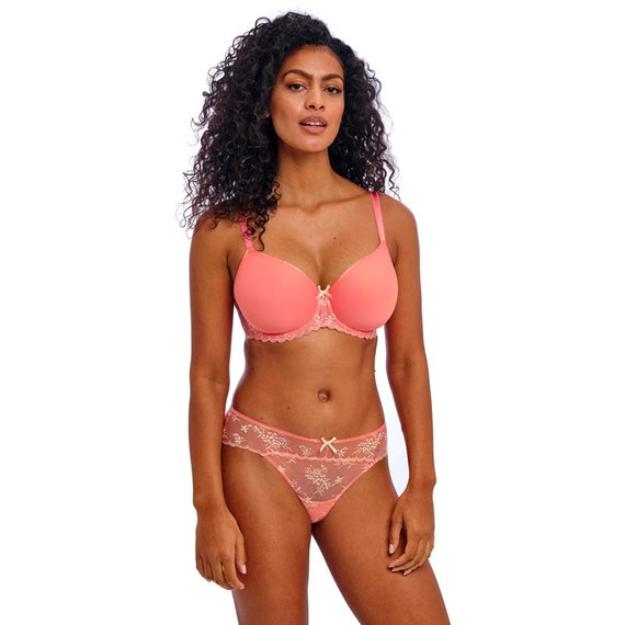 Freya Lingerie Offbeat Decadence T-Shirt BH Sunset Coral