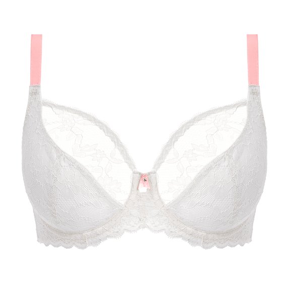 Freya Offbeat Plunge BH White