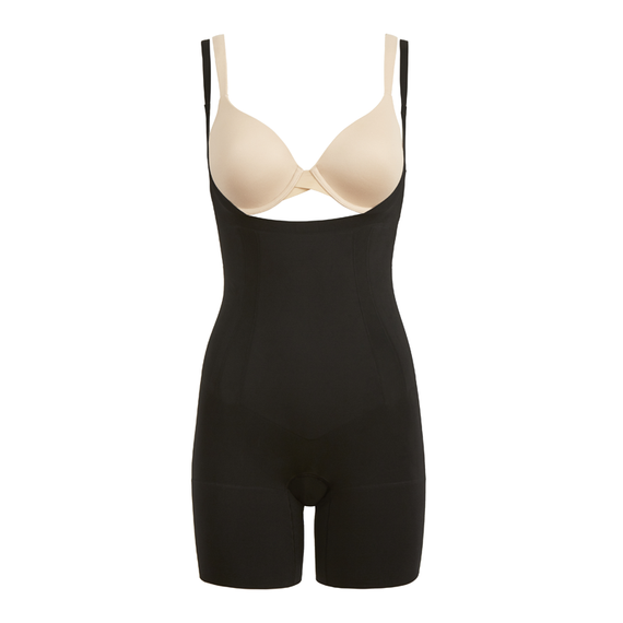 Spanx Oncore Open-Bust Bodysuit Very Black