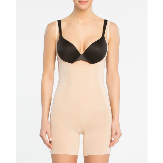 Spanx Oncore Open-Bust Bodysuit Nude