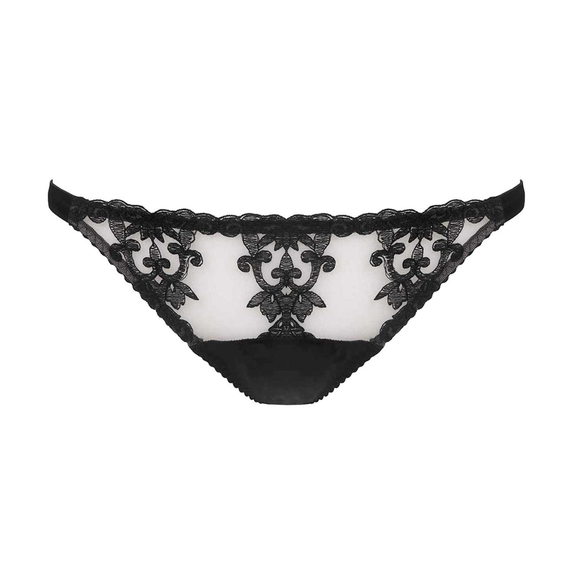 Fleur of England Onyx Slip Open Detail Black