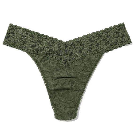 Hanky Panky Original Rise String Herb Green