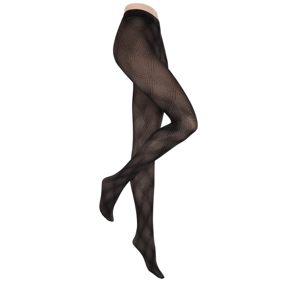 Ornamental Diamonds Panty 40 Denier Zwart