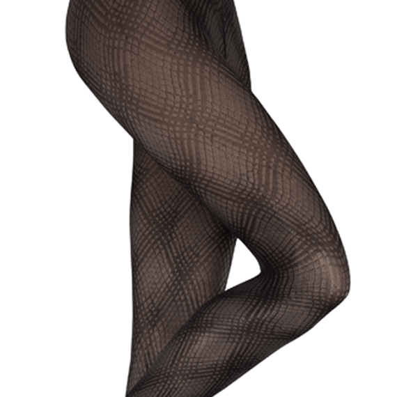Ornamental Diamonds Panty 40 Denier Zwart
