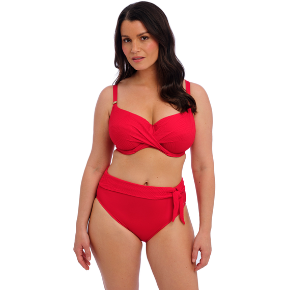 Fantasie Swim Ottawa Hoog Bikinibroekje Radiant Red