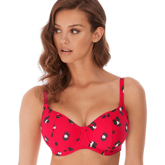 Freya Swim Wildcat Padded Bikinitop Red