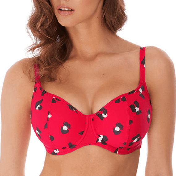 Freya Swim Wildcat Padded Bikinitop Red