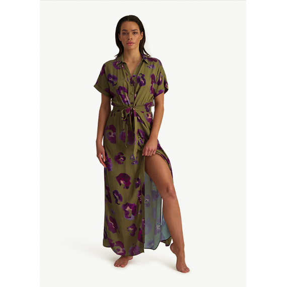 Painted Animal Maxi Dress