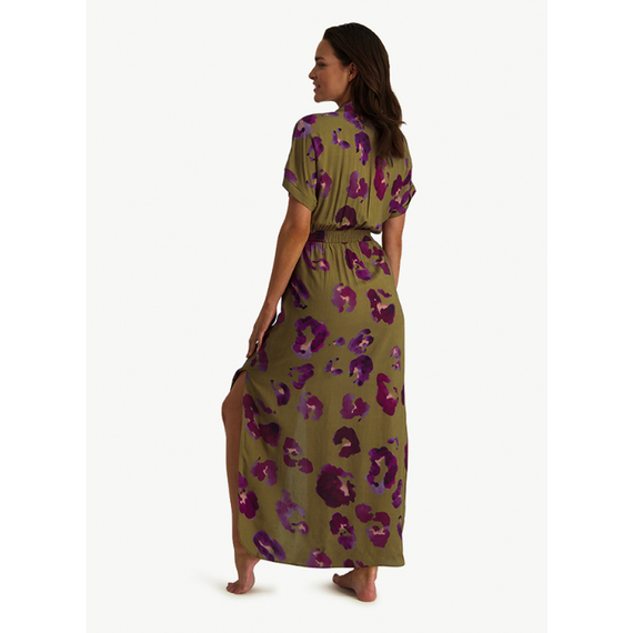 Beachlife Painted Animal Maxidress