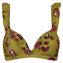 Beachlife Painted Animal Plunge Bikinitop