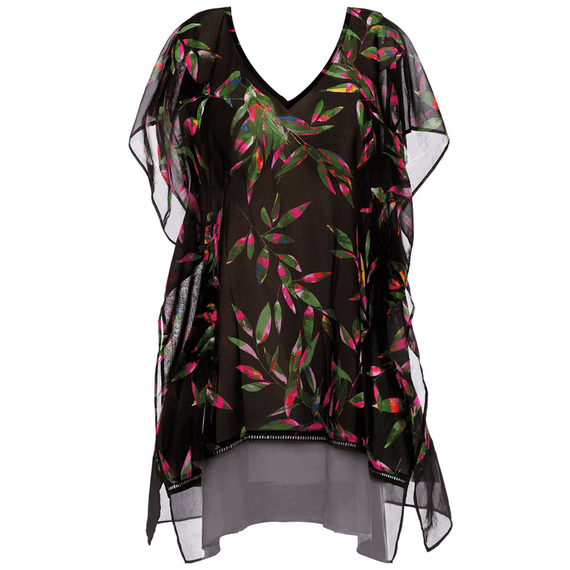 Fantasie Swim Palawan Kaftan Black