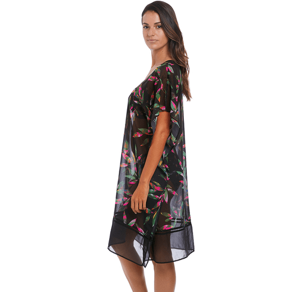 Fantasie Swim Palawan Kaftan Black