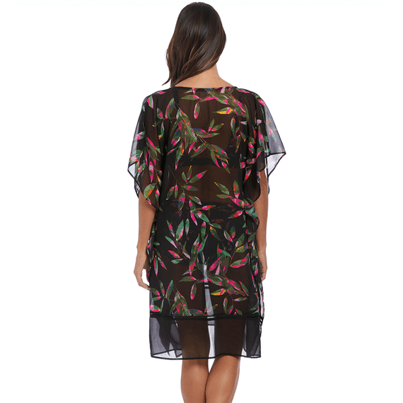 Fantasie Swim Palawan Kaftan Black