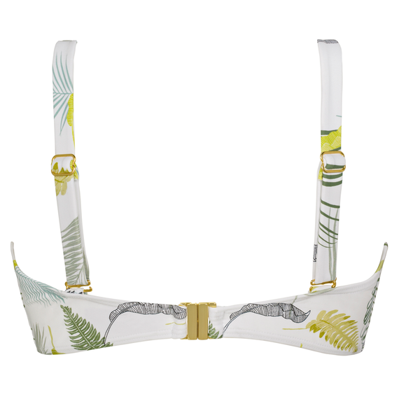 Annadiva Swim Palmeira Bandeau Bikinitop White