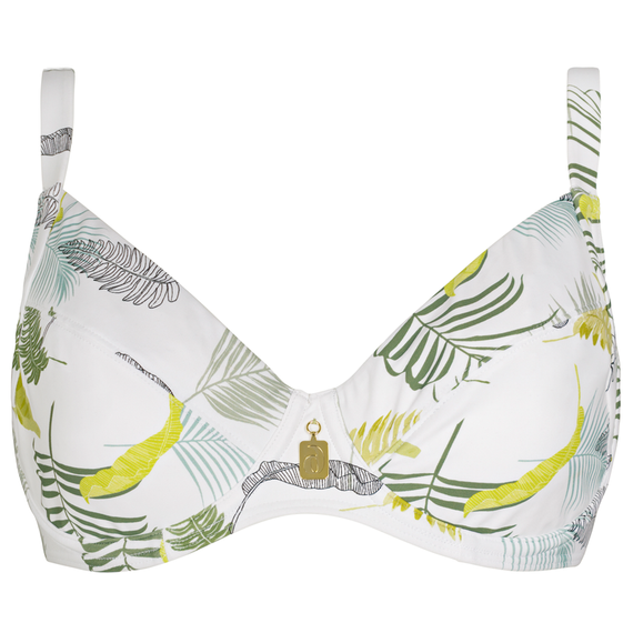 Annadiva Swim Palmeira Beugel Bikinitop White