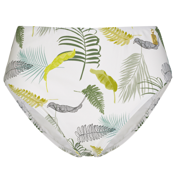 Annadiva Swim Palmeira Hoog Bikinibroekje White