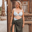 Annadiva Swim Palmeira Voorgevormde Balconette Bikinitop White