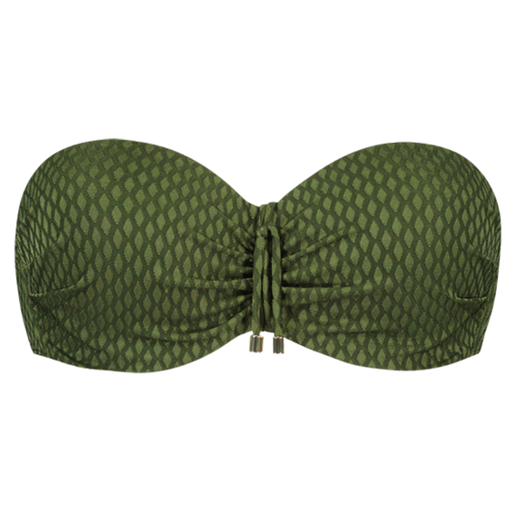 Cyell Palm Oasis Bandeau Bikini Oberteil