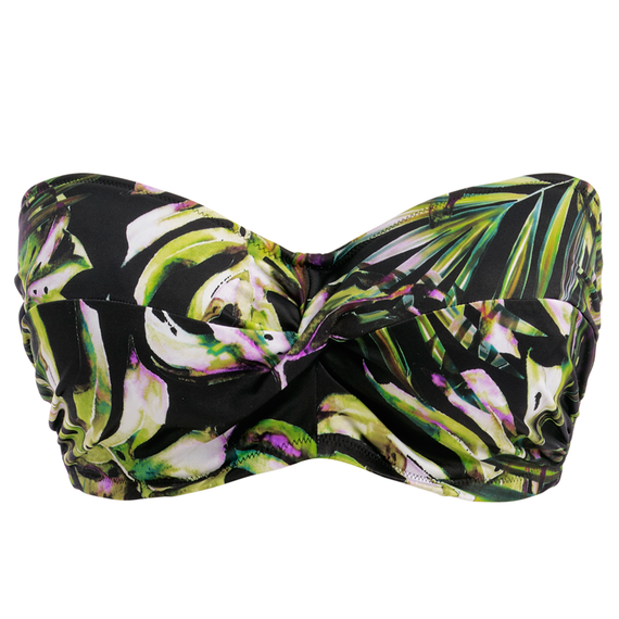 Fantasie Swim Palm Valley Bandeau Bikinitop Black