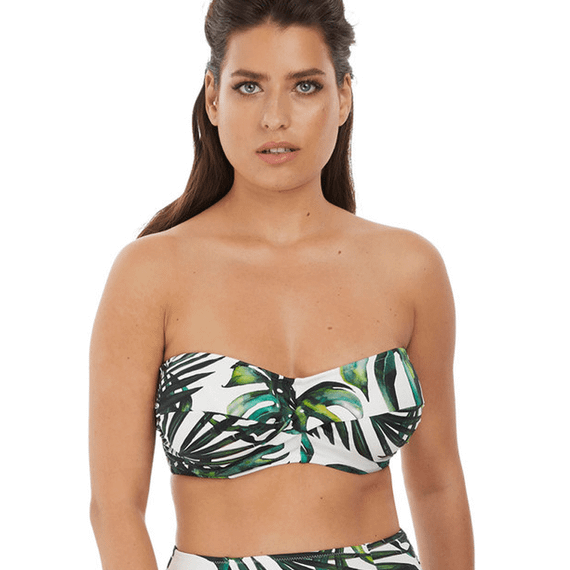 Fantasie Swim Palm Valley Bandeau Bikinitop Fern