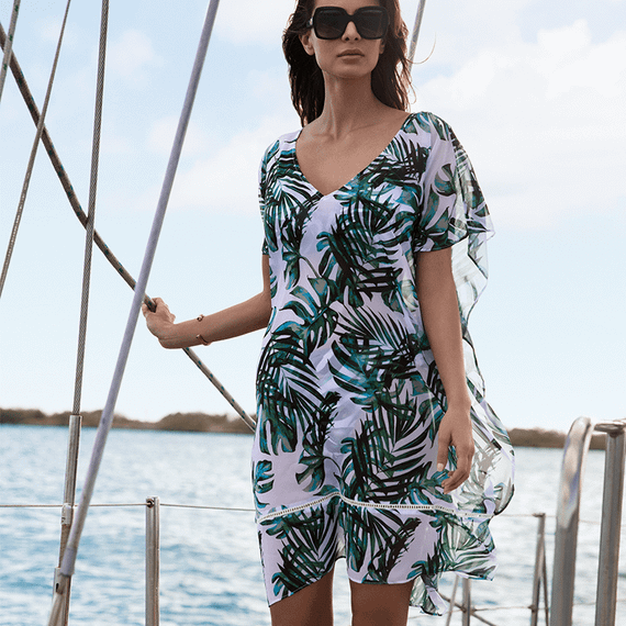 Fantasie Swim Palm Valley Kaftan Fern