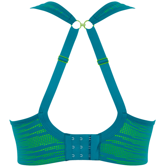 Panache Voorgevormde Sport BH Teal/Lime