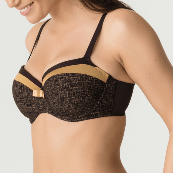 PrimaDonna Twist Parisian Night Voorgevormde Balconette BH Wenge