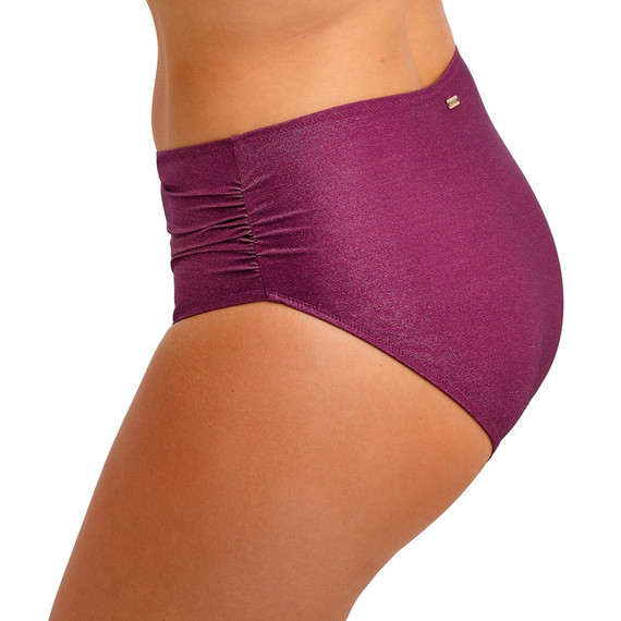 Fantasie Swim Paros Coast Hoog Bikinbroekje Berry Shimmer