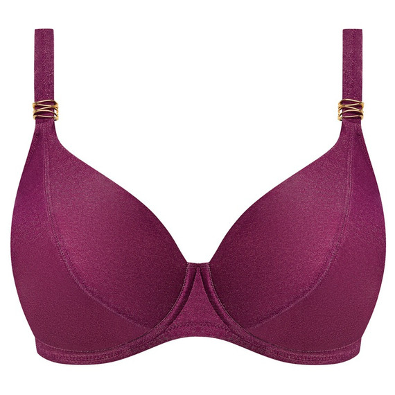 Fantasie Swim Paros Coast Plunge Bikini Oberteil Berry Shimmer