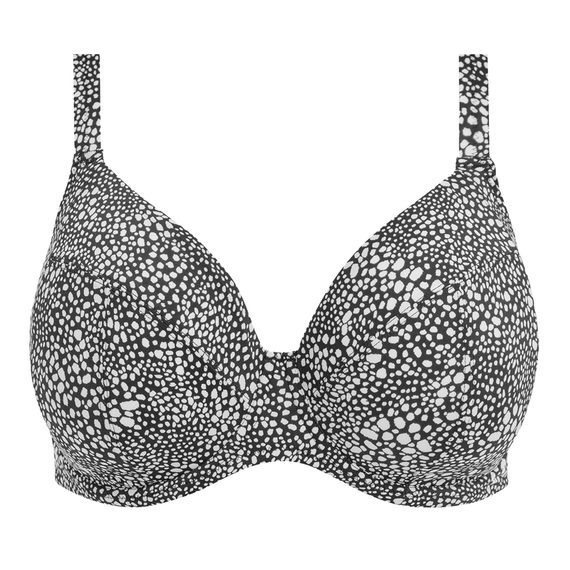 Elomi Badmode Pebble Cove Plunge Bikinitop Black