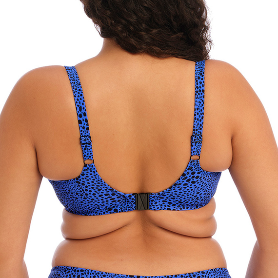 Elomi Badmode Pebble Cove Plunge Bikinitop Blue