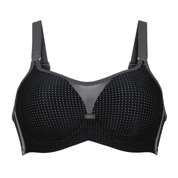 Anita Active Performance X Wire Sport BH Zwart/Antraciet
