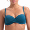 Beachlife Petrol Bandeau Bikini Oberteil