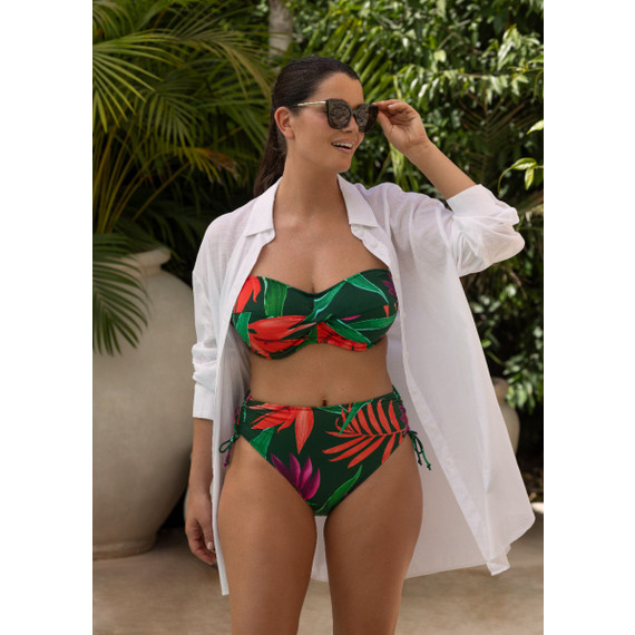Fantasie Swim Pichola Hoog Bikinibroekje Mangrove