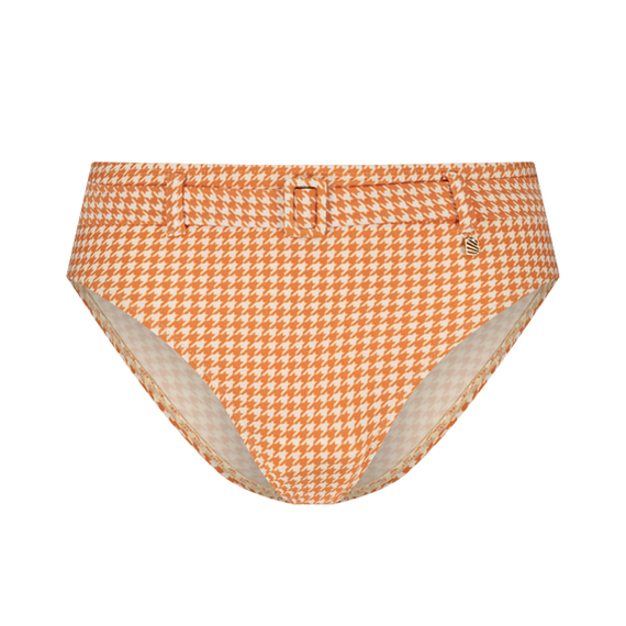 Pied de Poule High Waist Bikinibroekje