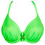 Primadonna Swim Pilon Herzform Bikini Oberteil Neon Lime