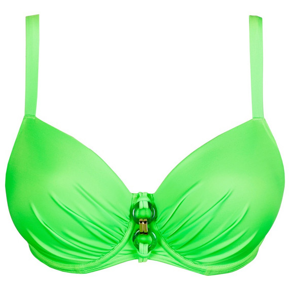 Primadonna Swim Pilon Voorgevormde Balconette Bikinitop Neon Lime