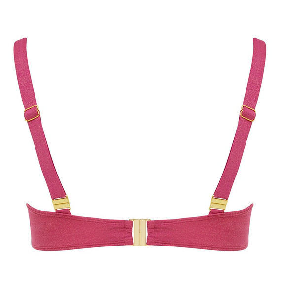 Annadiva Swim Pink Lagoon Voorgevormde Balconette Bikinitop Pink