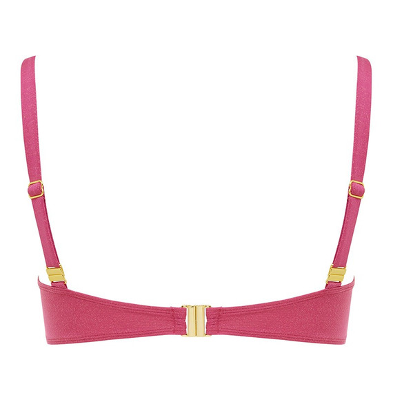 Annadiva Swim Pink Lagoon Bandeau Bikinitop Pink