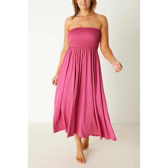 Annadiva Swim Pink Lagoon Strandkleid Pink