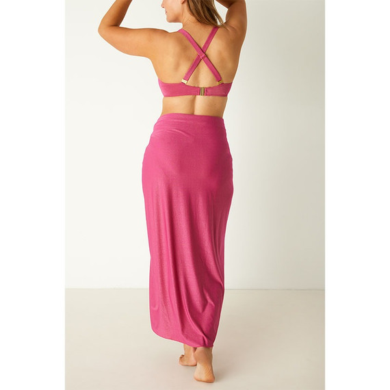 Annadiva Swim Pink Lagoon Pareo Pink