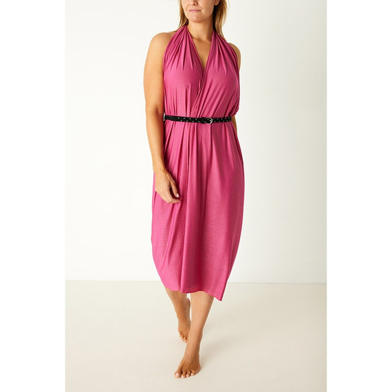 Annadiva Swim Pink Lagoon Pareo Pink