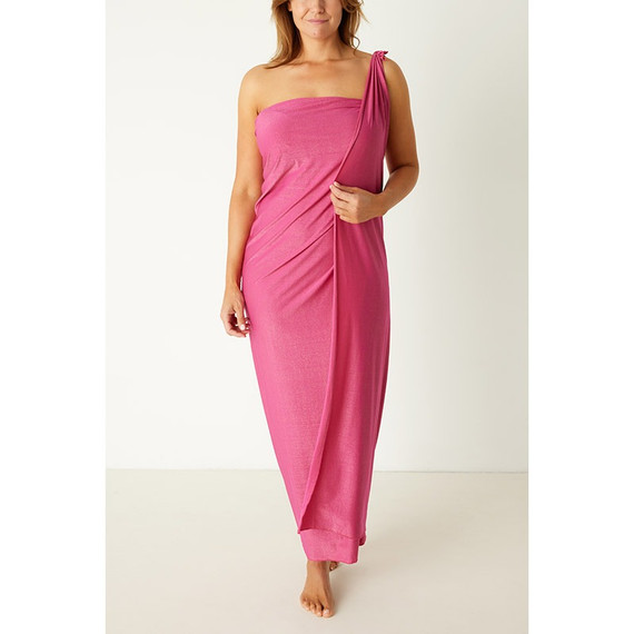 Annadiva Swim Pink Lagoon Pareo Pink