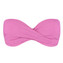 Beachlife Pink Shimmer Bandeau Bikinitop Pink Shimmer