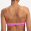 Beachlife Pink Shimmer Bandeau Bikinitop Pink Shimmer