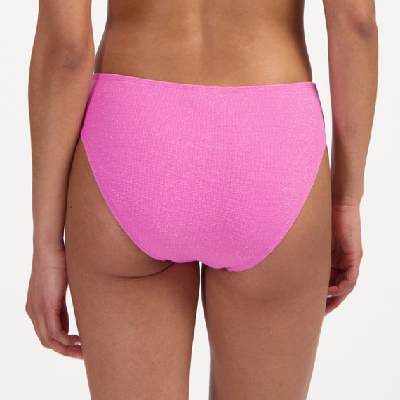 Beachlife Pink Shimmer Hoog Bikinibroekje Pink Shimmer