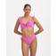 Beachlife Pink Shimmer Plunge Bikinitop Pink Shimmer