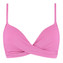 Beachlife Pink Shimmer Twist Bikinitop Pink Shimmer