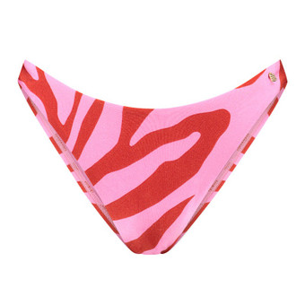 Pink Zebra High Brazilian Bikini Hose