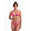 Beachlife Pink Zebra Triangle Bikinitop